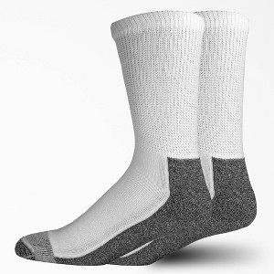 Dickies Men's 2pk Steel Toe Non-Binding Crew Socks - 6-12 - 1 of 1