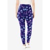 Woman Within Plus Size Petite Stretch Cotton Printed Legging - 3 of 4