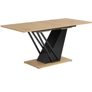 Dexmalle Modern Extendable Dining Table with Sturdy Metal Frame and MDF base - 1 of 4