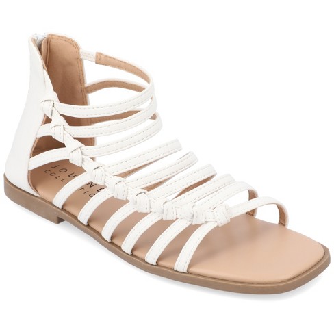 Gladiator sandals cheap with zipper