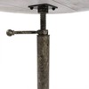 Carolina Living Colton Adjustable Vintage Table Natural Driftwood/Aged Iron: Mango Wood, Iron Frame, 30 Day Warranty - 4 of 4