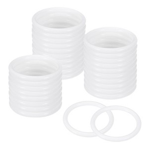 Unique Bargains Plastic Durable Multipurpose DTY Design Macrame And Knotting Supplies O Rings 30 Pcs - 1 of 4