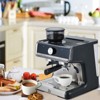 Espresso Machine with Integrated Grinder and Auto Milk Frother, 20 Bar Espresso Maker with Seconds Heat Up, Steam Wand, Removable Water Tank - 2 of 4
