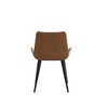 WJSHome Modern Dining Chairs Set of 8, Minimalist Kitchen & Dining Room Chairs, Upholstered PU Leather Cushion Seat and Sturdy Metal Legs - 3 of 4