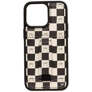 Walli Cases Bow Noir Phone Case with Wallet and Finger Strap - 1 of 4