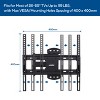 Artloge Upgraded Full Motion Swing Arm Long Extension Wall Mount TV Bracket Corner Solid Mount Tilt Swivel for 26-55" TCL LCD LED - 3 of 4