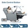 Swivel Rocker Recliner Chair,Rocking Chair,Glider Chair,Modern Small Rocking Swivel Recliner Chair - 4 of 4