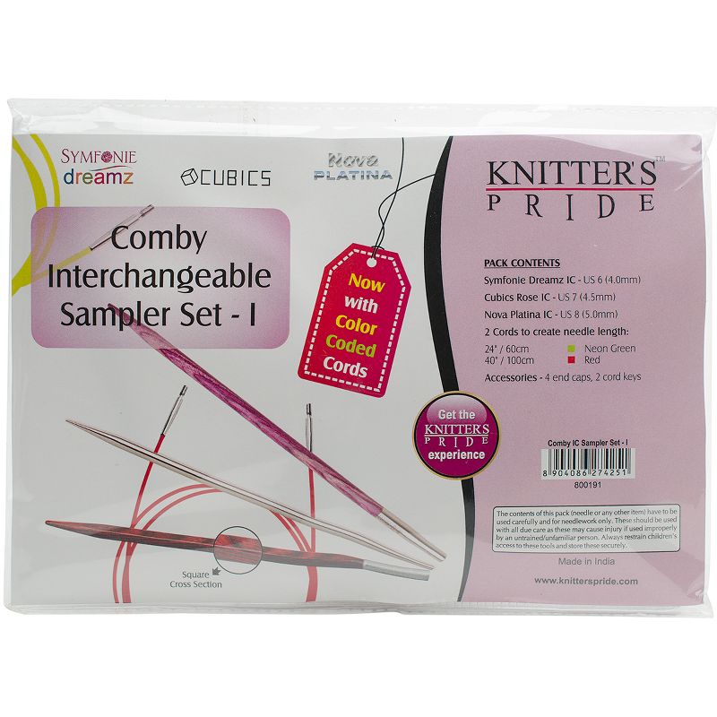 Knitter's Pride-Comby Interchangeable Sampler Set 1, 1 of 3