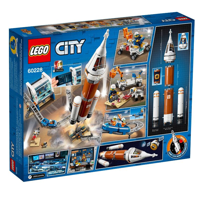 LEGO City Space Deep Space Rocket and Launch Control Model Rocket Building Kit with Minifigures 60228, 6 of 8
