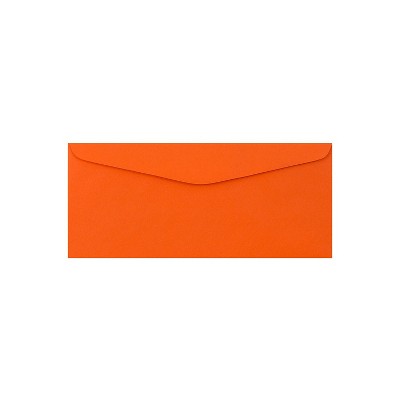 JAM Paper #9 Business Colored Envelopes 3.875 x 8.875 Orange Recycled 1532899