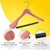 HARDW Cedar Hanger Wide Shoulder With Foam Bar (5 Pack) - 2 of 4