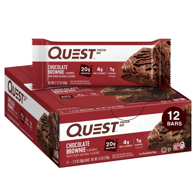 Quest Nutrition 20g Protein Bar - Chocolate Brownie, 1 of 11