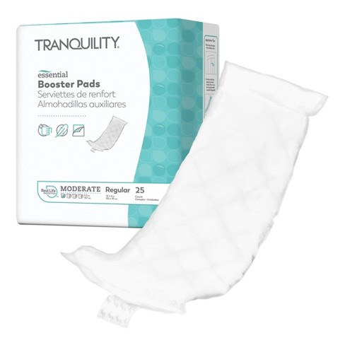 Tranquility Essential Booster Pad Moderate Absorbency 12 Inch Length :  Target