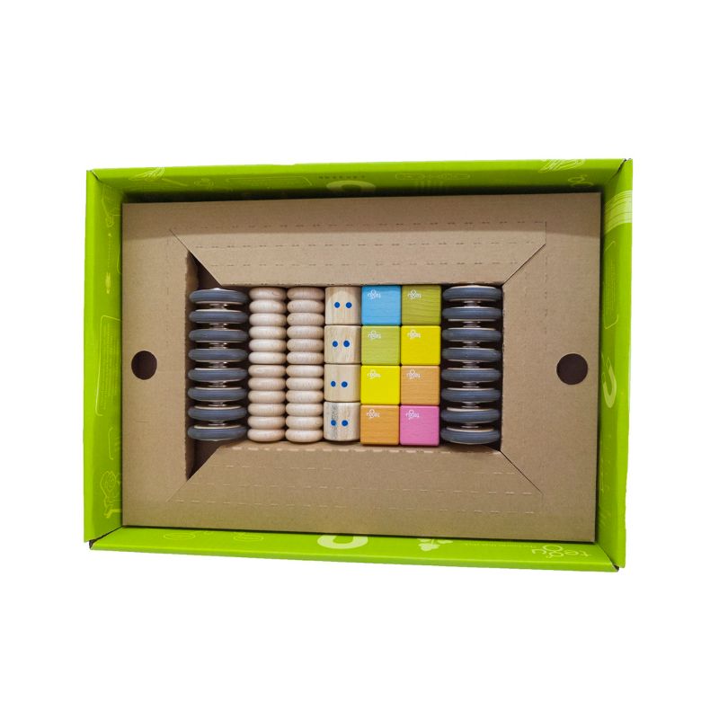 Tegu Classroom Magnetic Wooden Block Kit, 130 Pieces, 3 of 5