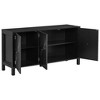 NicBex  Modern Sideboard,Kitchen Storage Cabinets with Different Pattern Design for Kitchen and Dining Room,Black/Blue - 3 of 4