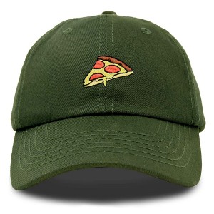 Dalix Pizza Embroidered Mens Cotton Dad Adjustable Hat Baseball Cap Mens - 1 of 4