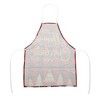 Unique Bargains Christmas Aprons Linen Red Black Beige 21.65"x26.77" 1 Pcs - 4 of 4