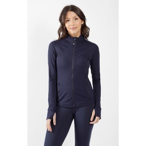 90 Degree By Reflex Womens Lightweight, Full Zip Running Track Jacket - 1 of 4
