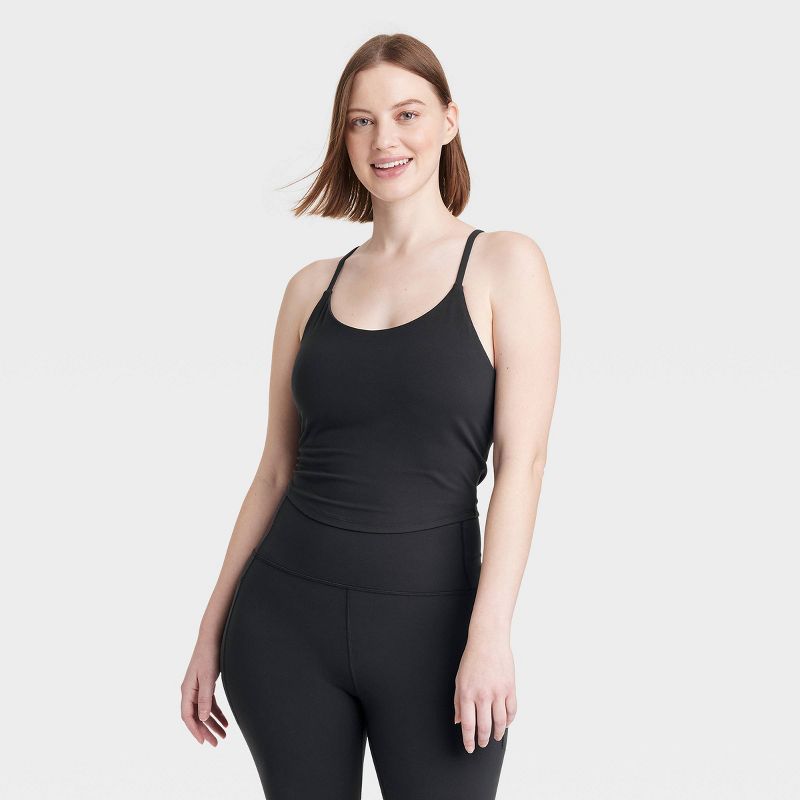 Women's Everyday Soft Cami Cropped Tank Top - All In Motion™, 4 of 7