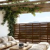 Dovelina Metal Outdoor Privacy Screen Freestanding Patio Decorative Screens - 2 of 4