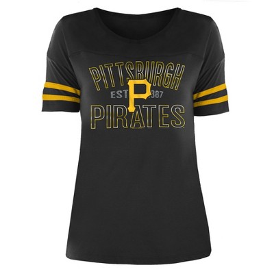 Mlb Pittsburgh Pirates Women's Dugout Poly Rayon T-shirt : Target