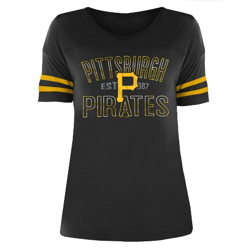 MLB Pittsburgh Pirates Plus Size Women's Basic Tee, Size: 1, Black