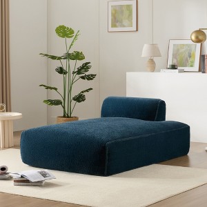 72" Plush Oversized Modular Left-Hand Facing Single Sofa Bed with Fully Compressed Design - 1 of 4
