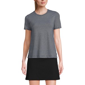 Lands' End Women's Power Performance Short Sleeve Crew Neck Tee - 1 of 4
