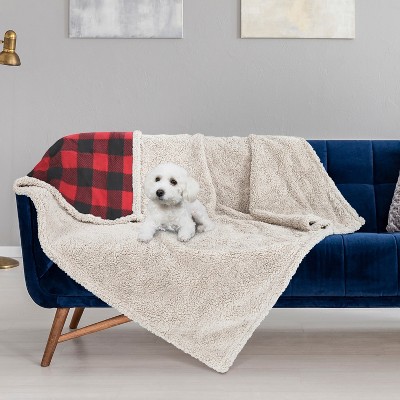 Kritter Planet Waterproof Pet Blanket for Dog Cat - Reversible Cover Blanket for Couch Bed, Ideal Furniture Protector for All Pets