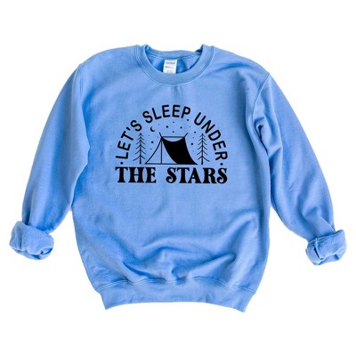Simply Sage Market Women's Let's Sleep Under The Stars Tent Gildan Sweatshirt