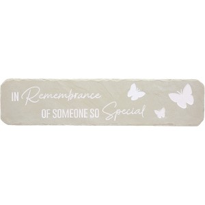 Pavilion Gift Company - In Remembrance - 16" x 3.75" Garden Stone - Stepping Stones and Pathways - 1 of 4