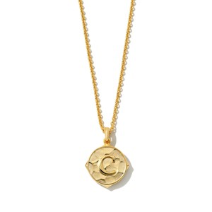Kendra Scott Initial Pendant Necklace - Gold - 1 of 4