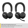 Jabra Evolve2 75 - USB-A UC with Charging Stand - Black Wireless Headset / Music Headphones Black - 4 of 4