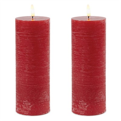 FIA Wick Pillar Candle (Set of 2)