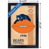 Trends International NFL Chicago Bears - Retro Logo 14 Framed Wall Poster Prints - 3 of 4