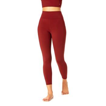 Capri leggings in vivid red colour – Tarsi