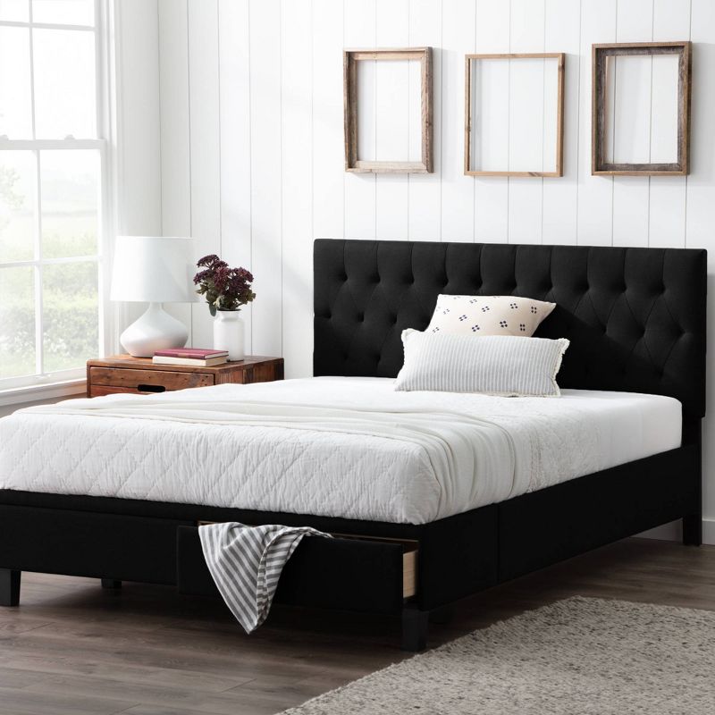 Anna Upholstered Bed with Drawers - Brookside Home, 4 of 10