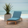 ARDEN Foam Outdoor Double Welted Chaise Lounge Cushion, 21 x 72, made with ProFoam, Rain-proof, Fade Resistant - 2 of 4