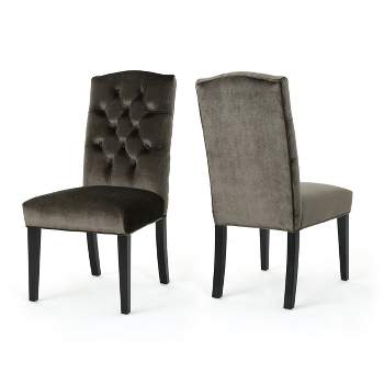 Set of 2 Crown Top Dining Chairs - Christopher Knight Home