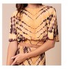 Women's Demi Hand Painted Tie Dye Top - LUSANA - 2 of 4