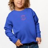 The Juniper Shop Embroidered Be Good Do Good Smiley Face Toddler Graphic Sweatshirt - 2 of 3