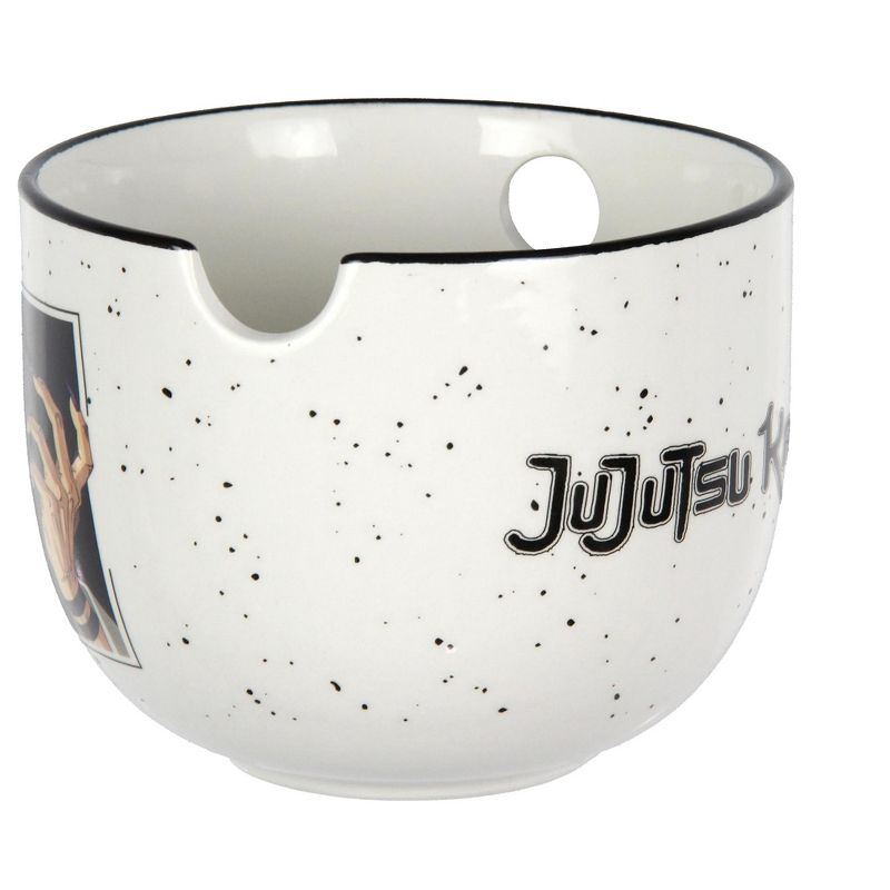 Jujutsu Kaisen JJK Yuji and Sukuna Ramen Bundle Set with Soup Bowl And Chopsticks White, 4 of 7