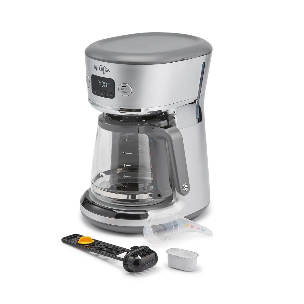 Mr. Coffee Easy-Measure 12-Cup Programmable Coffee Maker – Silver was $59.99 now $39.99 (33.0% off)