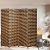 BestMassage Room Divider Wood Screen 4/6 Panels Room Portable Privacy Screen Divider - 2 of 4