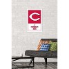 Trends International MLB Cincinnati Reds - Logo 22 Framed Wall Poster Prints - 2 of 4