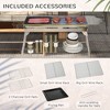 Charcoal Grill, Stainless Steel Portable Folding BBQ, Outdoor Hibachi for Backyard Cooking - 4 of 4
