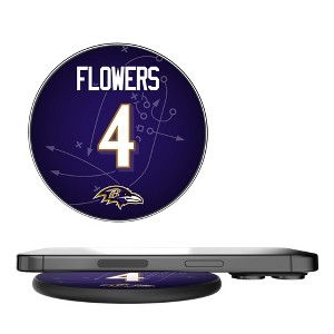 NFL Baltimore Ravens Players Game Tactic 15-Watt Wireless Charger - 1 of 4
