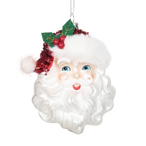 Gallerie II Blown Glass Vintage Santa Ornament - 1 of 4
