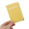 Unique Bargains Metallic Edge Passport Holder 1 Pc - 3 of 4