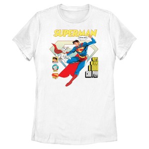 Womens Superman A Man Can Fly T Shirt - 1 of 4